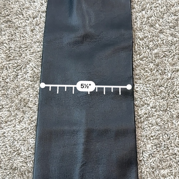 Denny Rose Elegant Wide Black Belt Italy Women's Size Small (S) - Picture 12 of 14